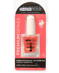 Esmalte Fortificador Intensivo Calcio y Minerales Premium uñas escamadas x 10 ml Cherimoya MV
